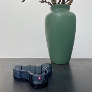 Alvar Aalto Iittala Blueberry Mini Bowl glass dish (5 1/2&quot;)
