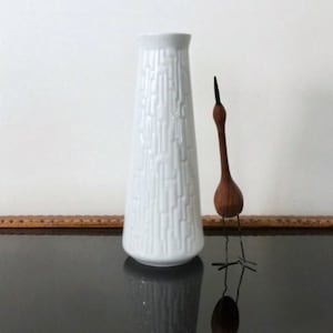Winterling Bavaria White Porcelain Op-Art Vase