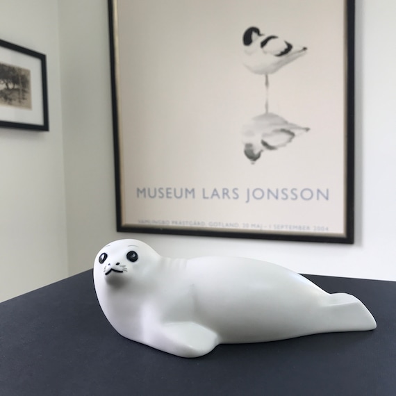 WWF/世界自然保護基金 アラビア アザラシ置物