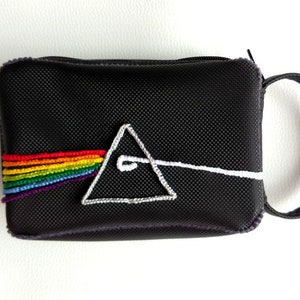Sachet for men with crocheted prism image 3