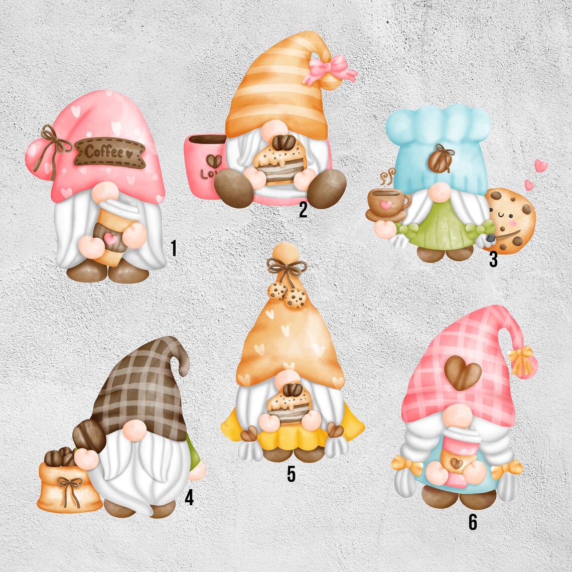 Coffee Gnome Planner Die Cuts Or Large Planner Stickers Etsy
