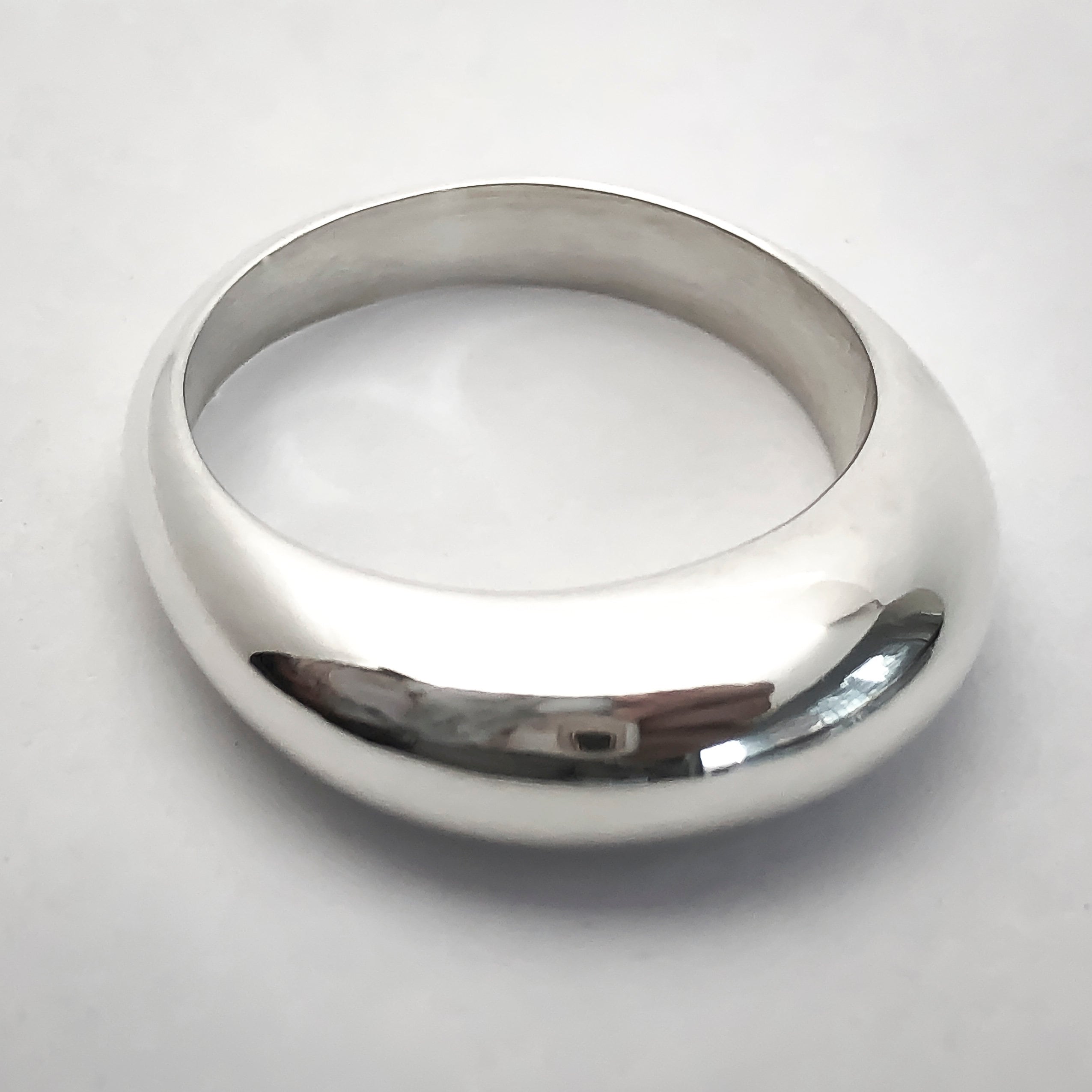 Silver Dome Ring Chunky Silver Ring Sterling Silver Ring Etsy Canada