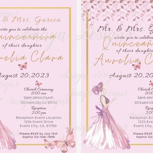 Quinceañera Invitation
