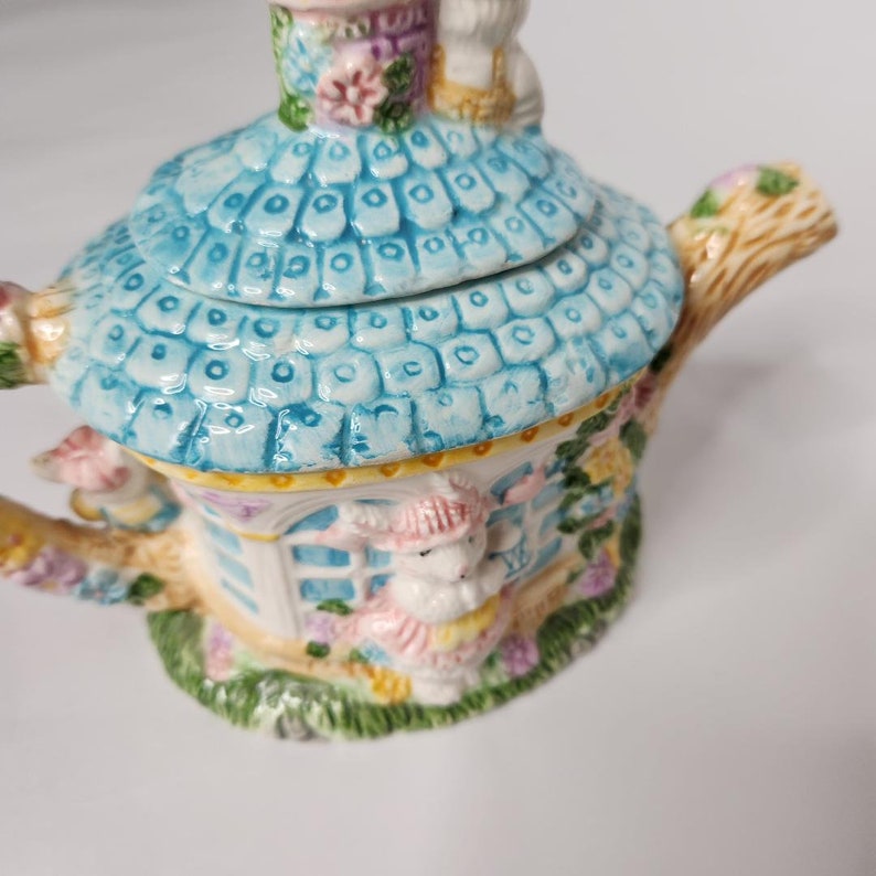 Mercuries 1994 Bunny Teapot Set Salt Pepper Easter - Etsy