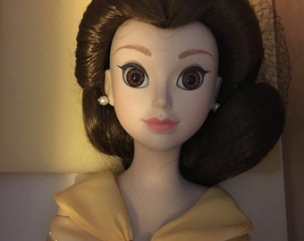 Disney Store Belle Dockan Skönheten och den Bästa Begränsad Upplaga /5000 COA NY