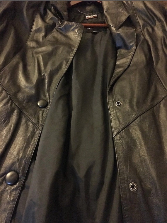 Wilsons Black Genuine Leather Thinsulate Dress Co… - image 5