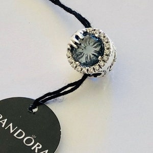 Echter Sterling Silber Pandora Disney Frozen Winter Kristall Charm - 798458C01