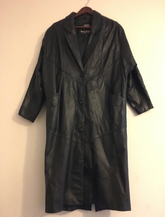 Wilsons Black Genuine Leather Thinsulate Dress Co… - image 1