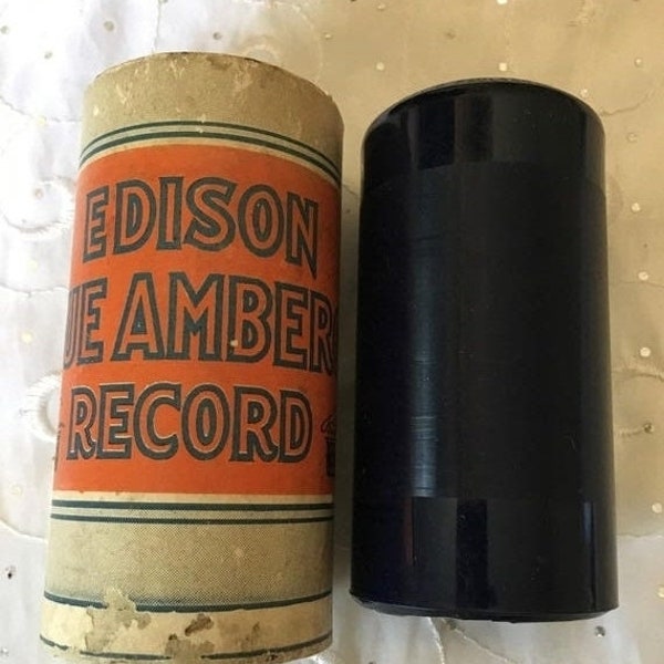 Vintage Edison Blue Amberol 4 minute Cylinder Record  9435 Karlekens Besvarligheter (Komisk) Arvid Paulson Swedish Comedy Routine