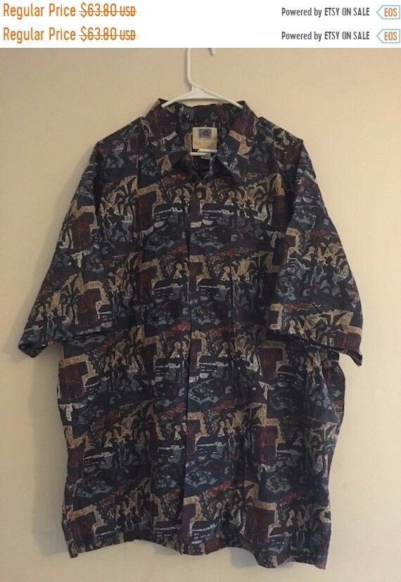 Vintage 80’s Avi Collection Kahala Hawaiian Shirt 