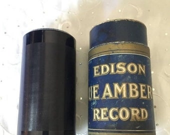 Vintage Edison Blue Amberol 4 minute Cylinder Record 3844 Col. Stuart March Conway's Band