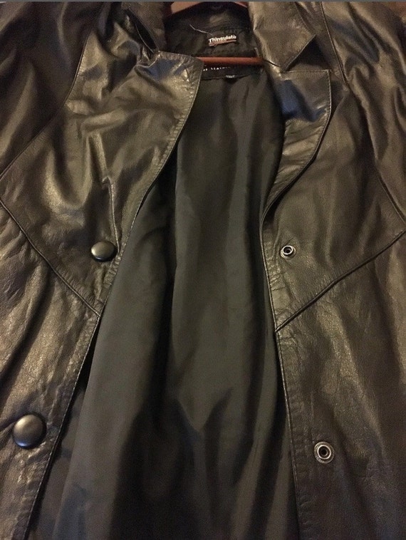 Wilsons Black Genuine Leather Thinsulate Dress Co… - image 4