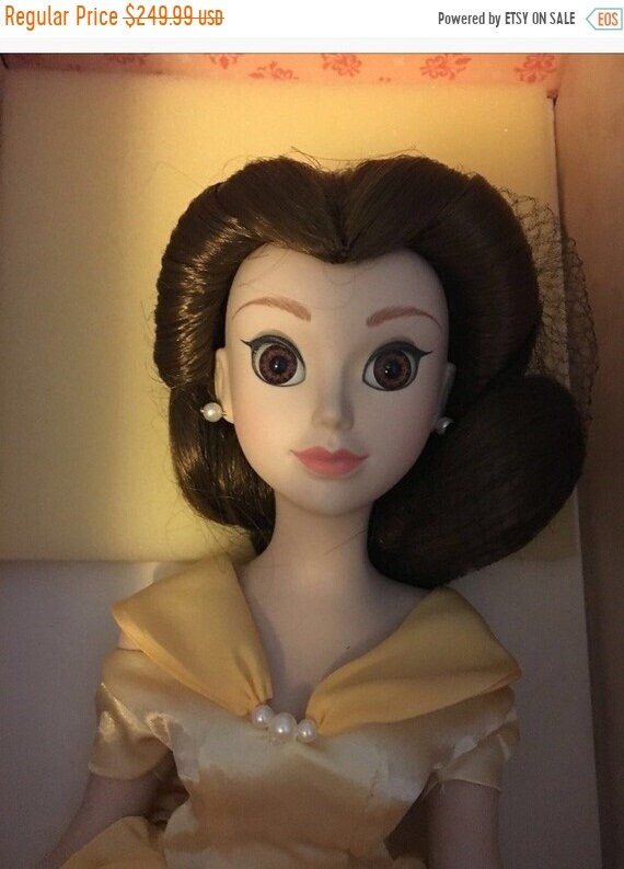A La Venta Disney Store Belle Doll Beauty The Best Limited Etsy Espana