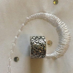 Genuine Pandora Sterling Silver Layers of Lace Clip Charm Bead 791758 &quot;NEW&quot;