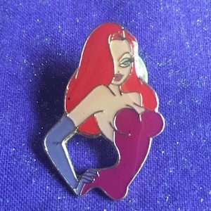Walt Disney Amblin Jessica Rabbit Original 1987 Movie Promo Pin Mint VERY Rare!