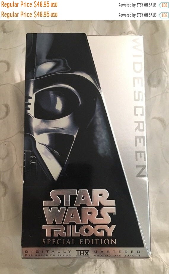 Star Wars Trilogy Wide Screen Special Edition VHS Box Movie