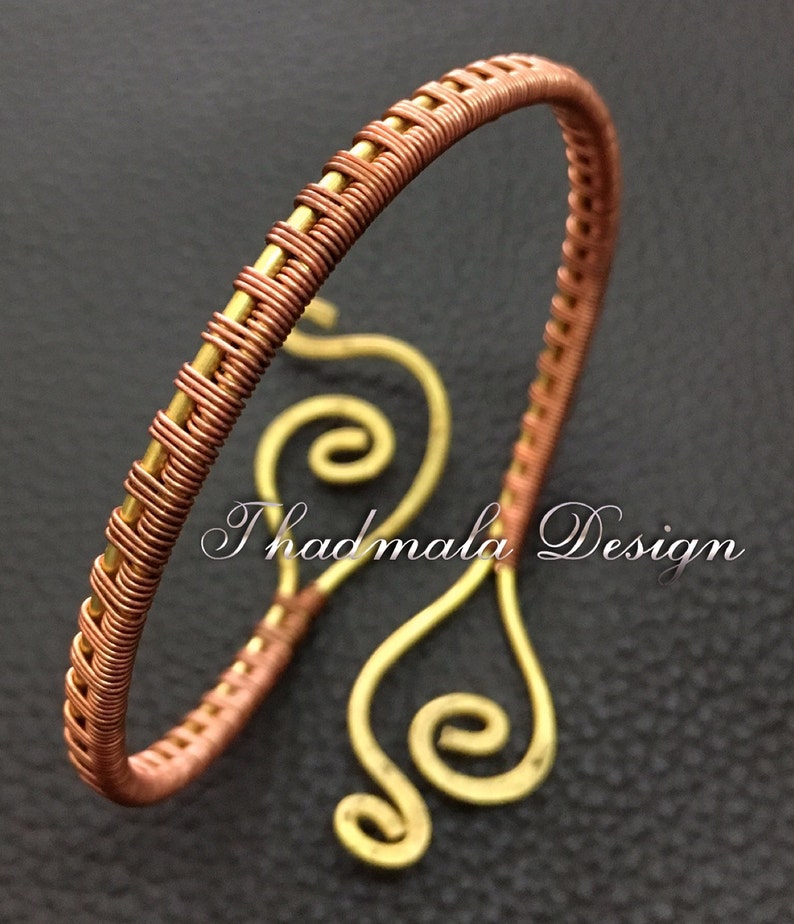 boho wires woven bracelet