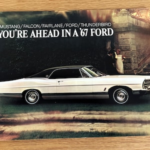 1967 Ford - Ford XL / Mustang / Falcon / Fairlane / Thunderbird - Original Dealer Showroom Sales Brochure - 11" x 8 3/4" - 16 pages