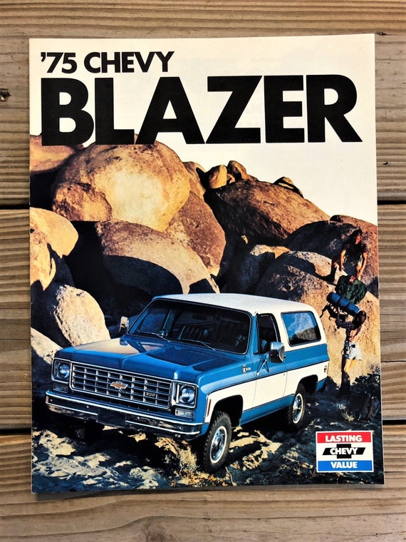 1986 Chevrolet Chevy S-10 Blazer Sales Brochure Book 