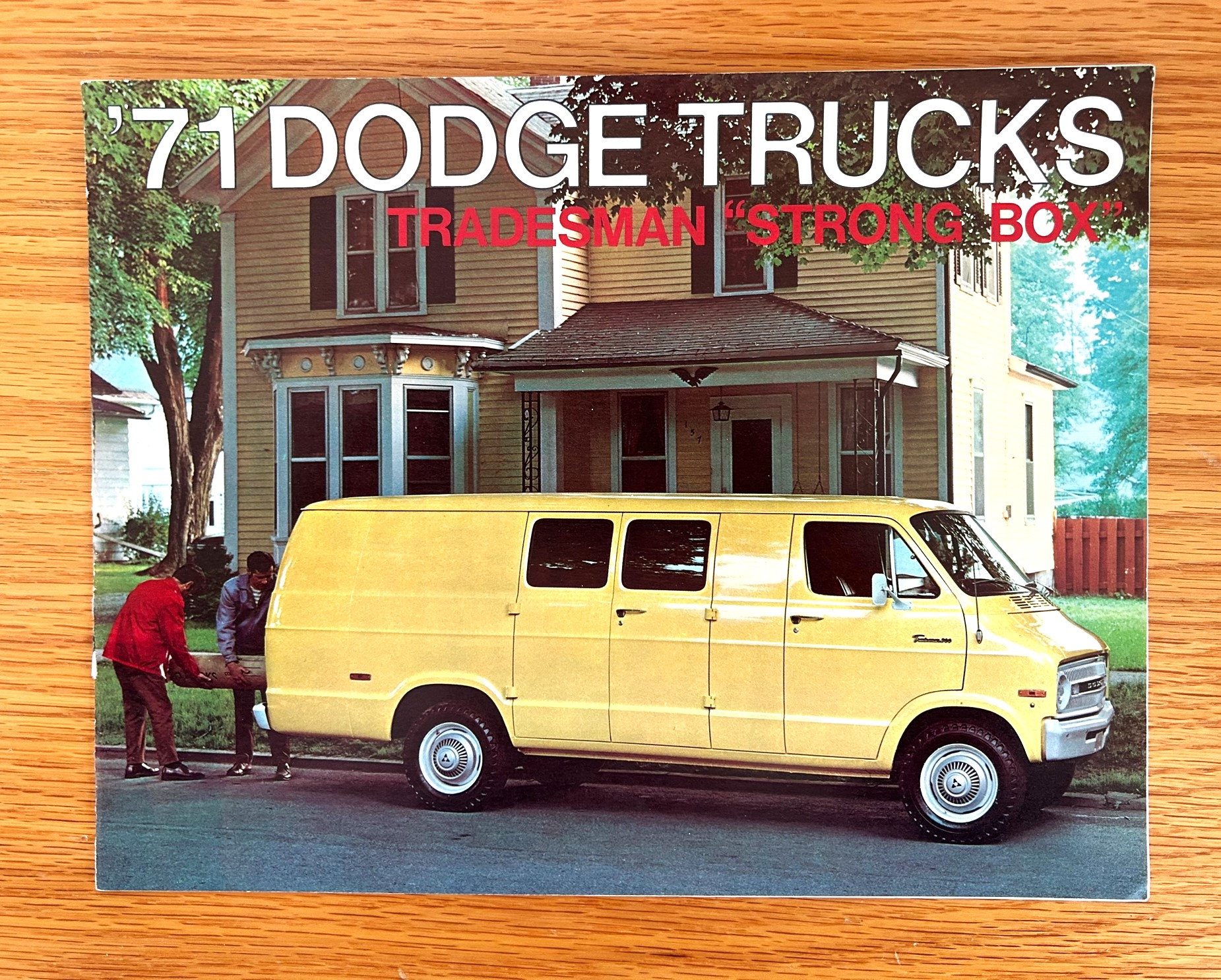 1971 Dodge Tradesman Van - Original Dealer Showroom Sales Brochure