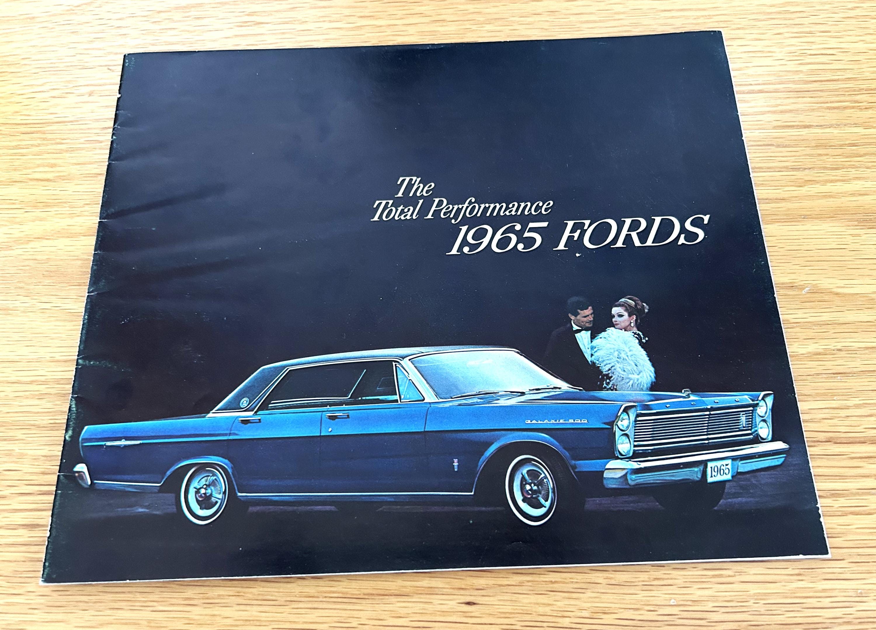 パンフレット 1965 Ford Car Brochure: LTD, Galaxie, Custom - Original Dealer