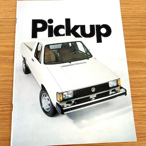 1982 VW Pickup Truck - Original Dealer Sales Brochure