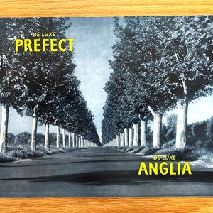 1956 Ford Anglia Prefect Brochure - Original Dealer Sales Material