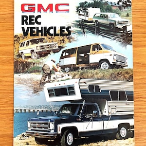 1976 GMC Recreation - Original Dealer Sales Brochure - 8 1/2&quot; x 11&quot; - 8 pages