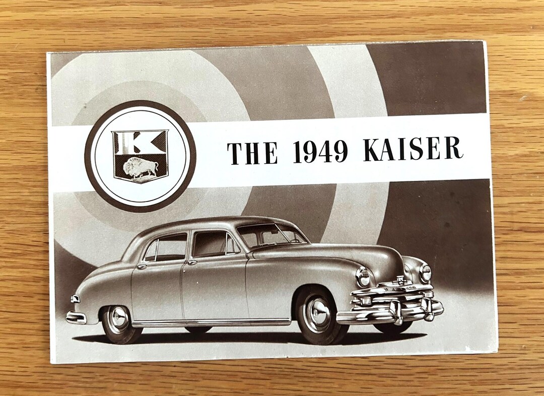1949 Kaiser - Original Dealer Sales Brochure - Etsy