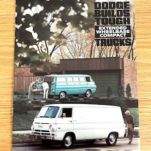 1967 Dodge Extended Wheelbase Compact Trucks - A100 - Original Dealer Showroom Sales Brochure - 8 1/2" x 11" - 10 pages