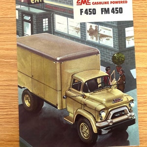 1955 GMC F450 FM450 Truck Brochure: Original Dealer Showroom Sales