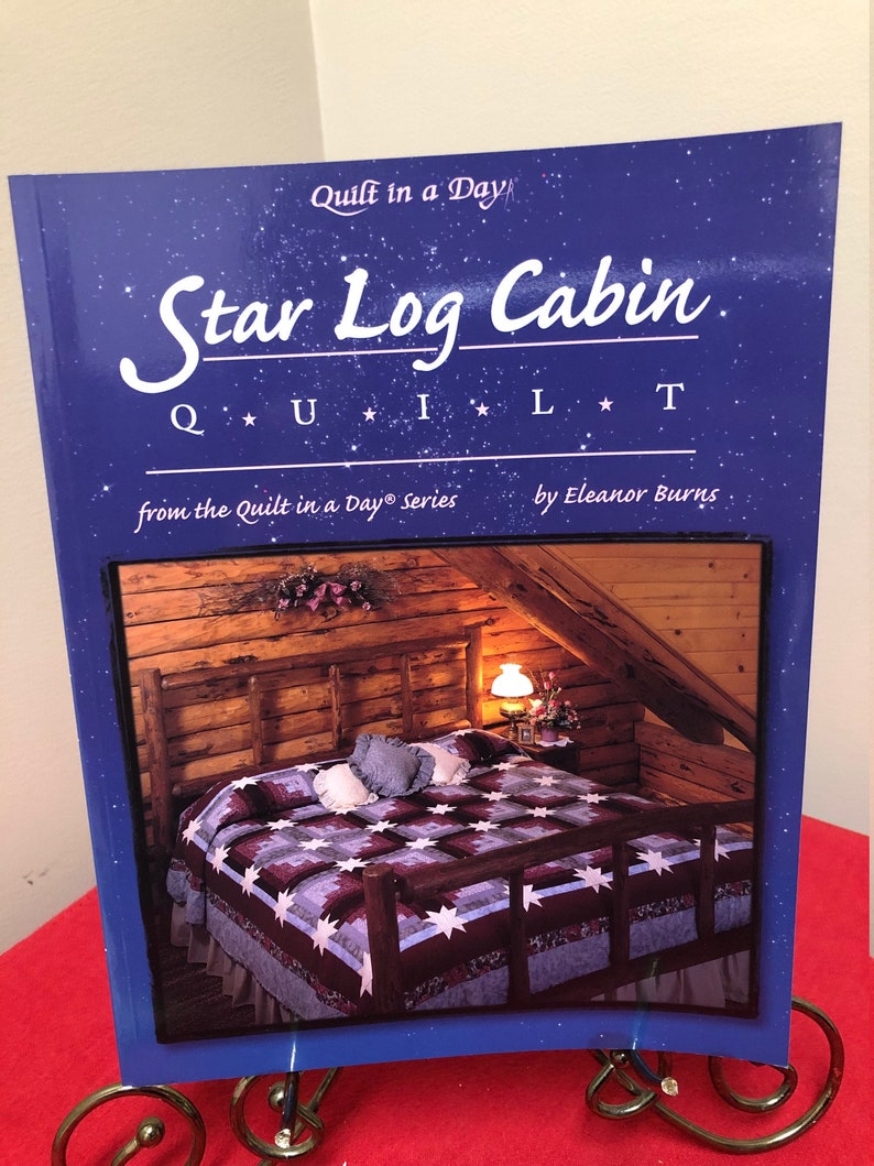 Star Log Cabin Quilt From The Quilt In A Day Etsy