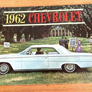 1962 Chevrolet - Impala SS / Impala / Belair / Biscayne - Original Dealer Sales Brochure - 13 1/4&quot; x 9 1/4&quot; - 16 pages
