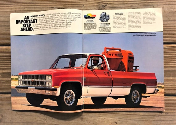 1986 Chevrolet Pickup Truck Brochure 