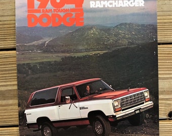 Ramcharger Ram Dakota Van Cargo 1989 Dodge Truck Original Sales Brochure Ramcharger Ram Dakota Van Cargo 1989 Dodge Truck Original Sales Brochure