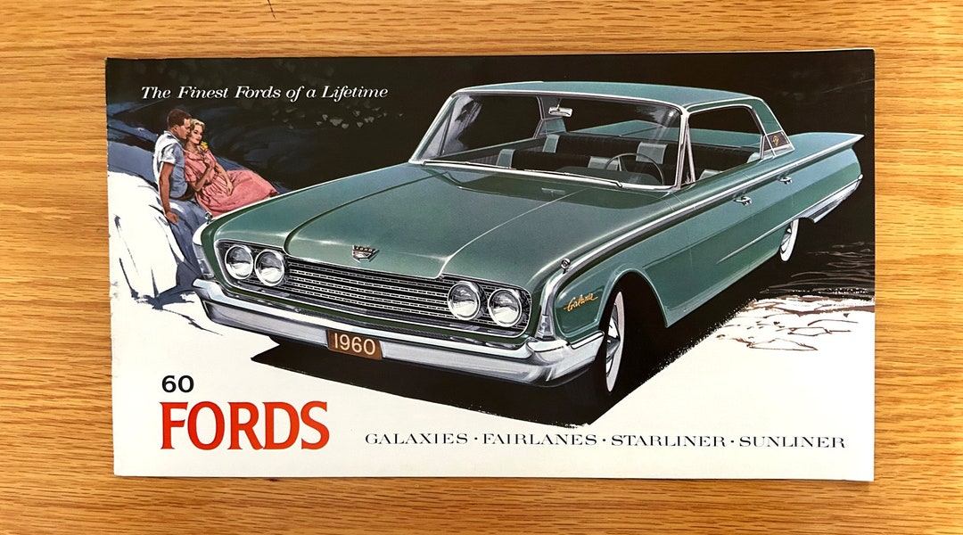 1960 Ford Galaxies/fairlanes/starliner/sunliner Original Dealer