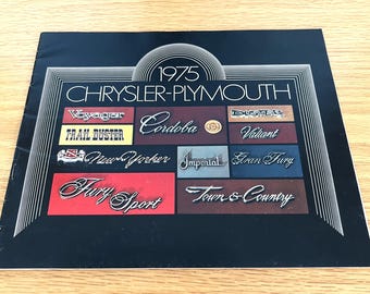 1975 Chrysler/Plymouth - Original Dealer Sales Brochure