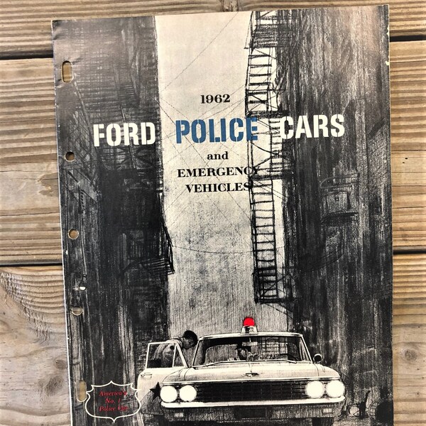 Ford Police Car Brochure Etsy Ford Police Car Brochure Etsy