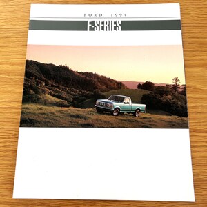 1994 Ford Pickup - F150 / Custom / XL / XLT / XLT Lariat - Original Dealer Showroom Sales Brochure - 9&quot; x 11&quot; - 20 pages