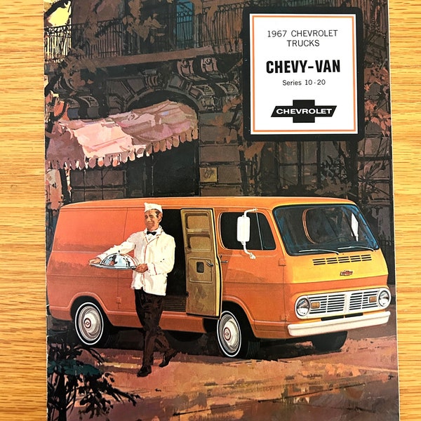 1967 Chevrolet Van - Series 10 / Series 20 - Original Dealer Showroom Sales Brochure - 8 1/2" x 11"- 8 pages