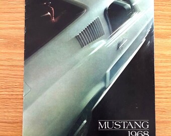 1968 Mustang - Hardtop / Fastback / Convertible / GT - Original Dealer Showroom Sales Brochure - 9 1/8&quot; x 11&quot; - 16 pages