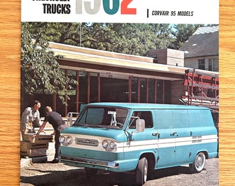 1962 Chevrolet Trucks - Corvair 95 Models - Original Dealer Showroom Sales Brochure - 8 1/2" x 10 1/4" - 12 pages