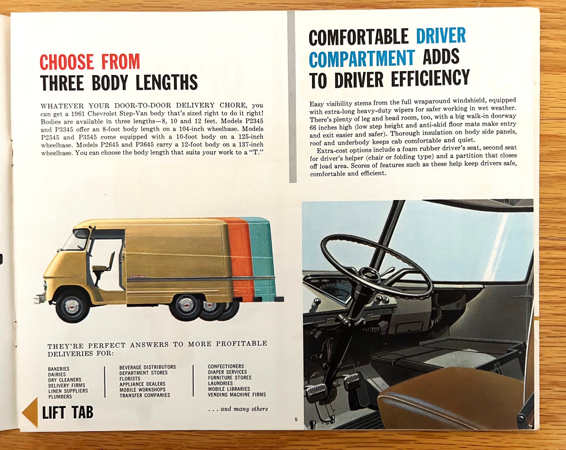 1961 Chevrolet Truck: Step-van & Forward Control - Original Dealer ...