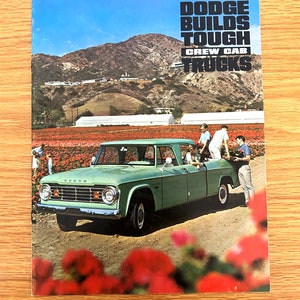 1965 Dodge Crew-Cab Trucks - Original Dealer Showroom Sales Brochure - 8 1/2" x 11" - 8 pages