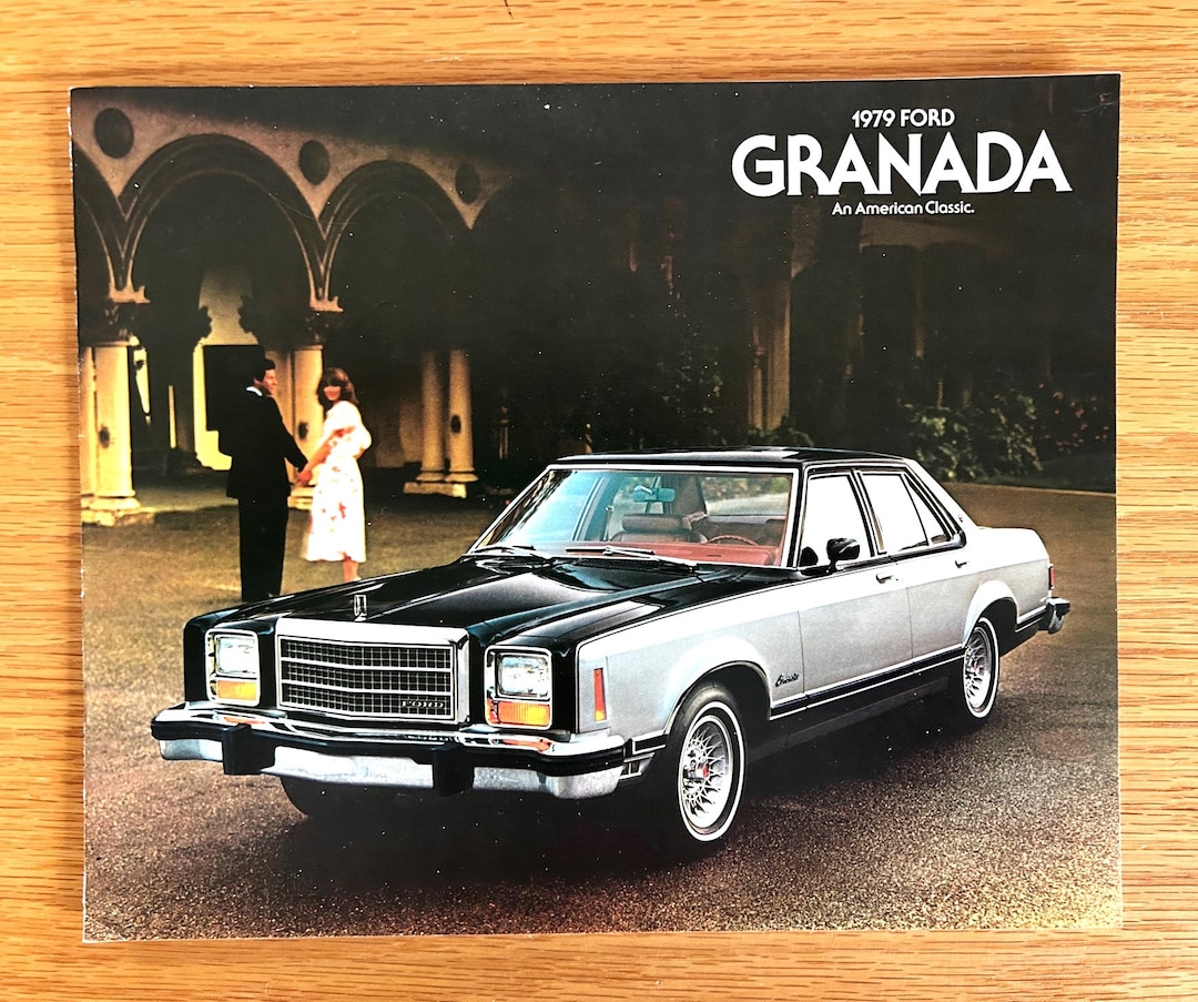 1979 Ford Granada Sales Brochure: Original Dealer Print, Ess/ghia