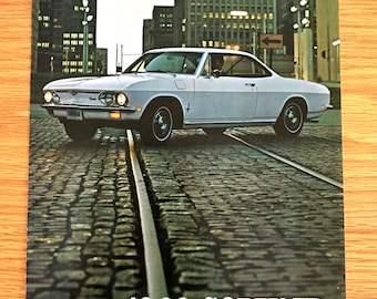 1968 Chevrolet Corvair - Original Dealer Showroom Sales Brochure - 8 3/8" x 11" - 6 pages
