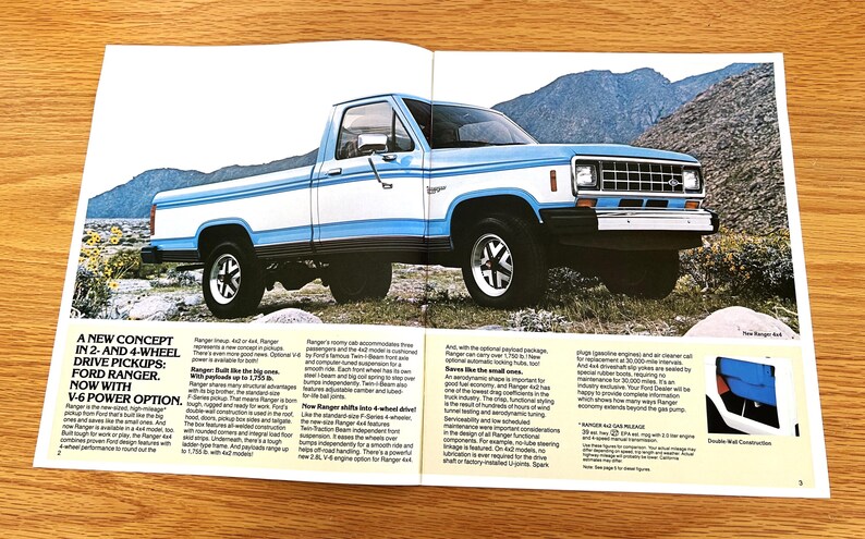 1983 Ranger Project 1983 Ford Ranger: Original Dealer Sales Brochure From 1983 - Etsy