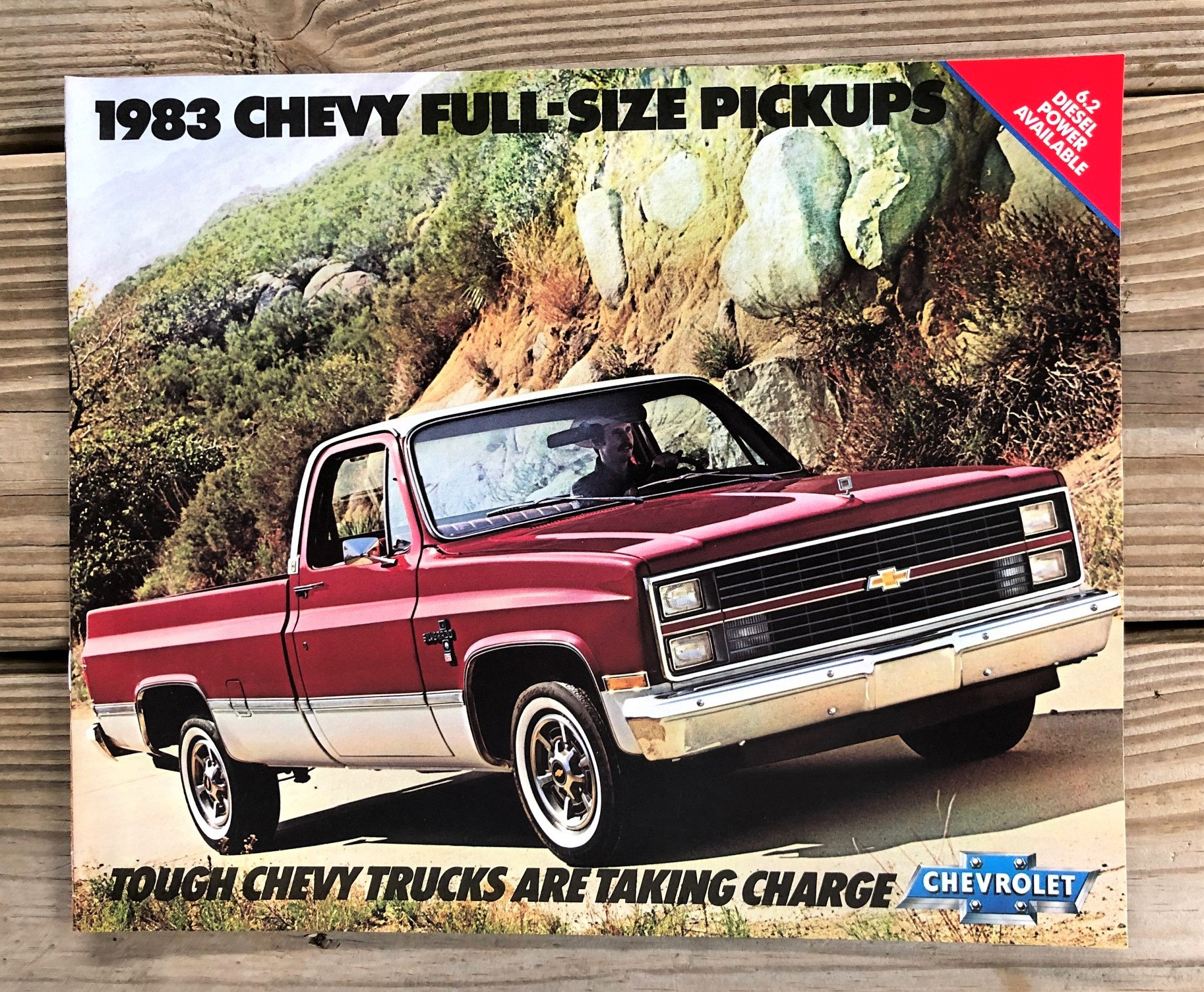 Original 1985 Chevrolet Full Size Pickups NOS Sales Brochures  Lot Of 3 