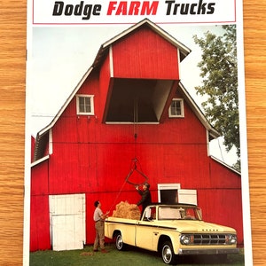 1968 Dodge Farm Trucks - Original Dealer Showroom Sales Brochure - 8 1/2" x 11" - 16 pages