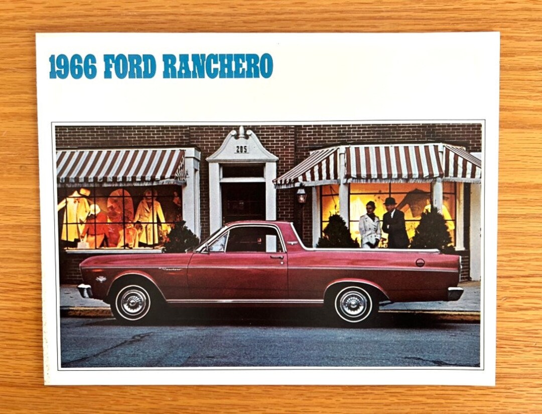 1966 Ford Ranchero Standard / Custom Original Dealer Showroom Sales